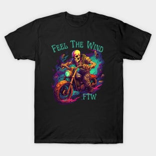 Awesome Skeleton Motorcycle #2 T-Shirt